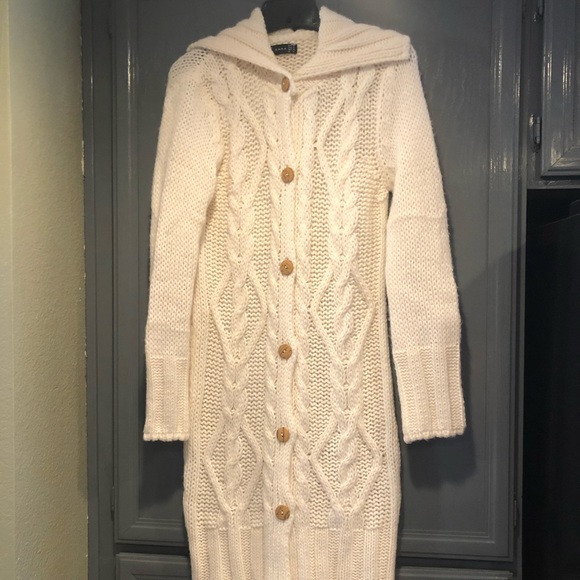 zara long cardigan sweater